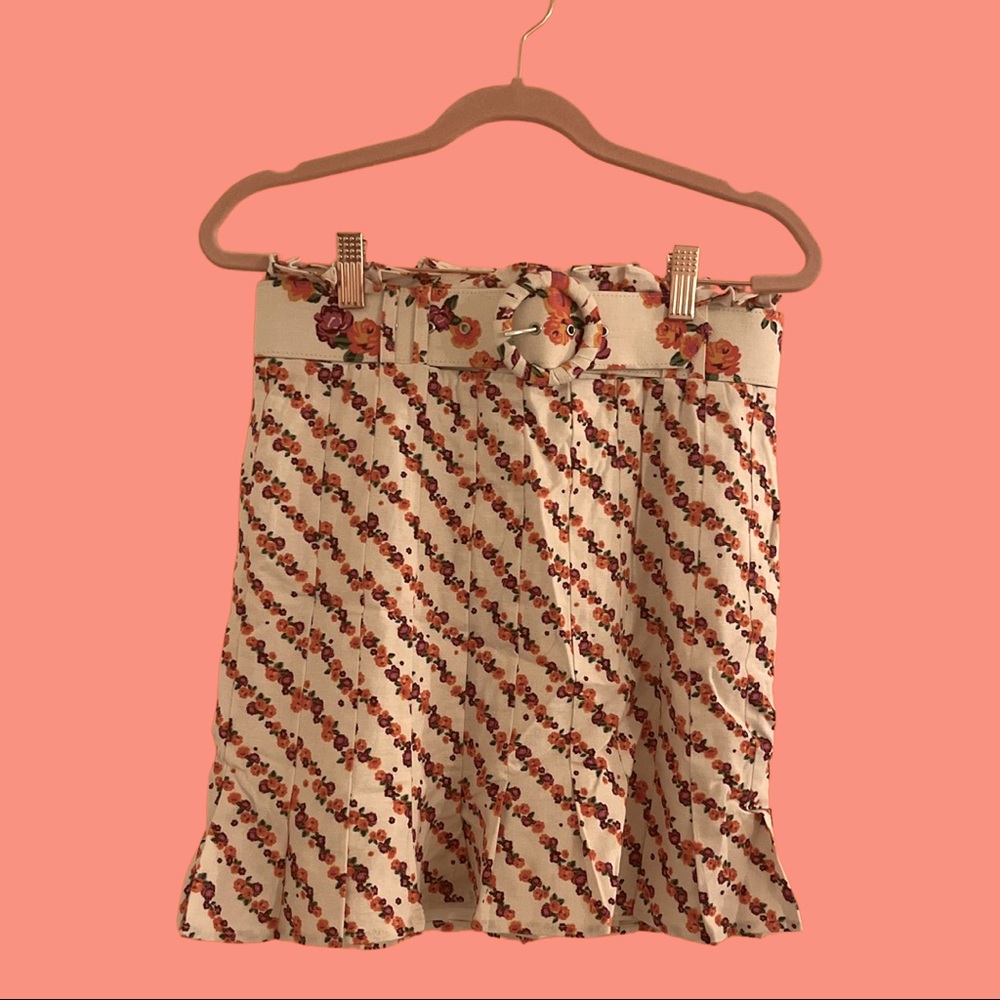For Love and Lemons Georgia Mini Skirt